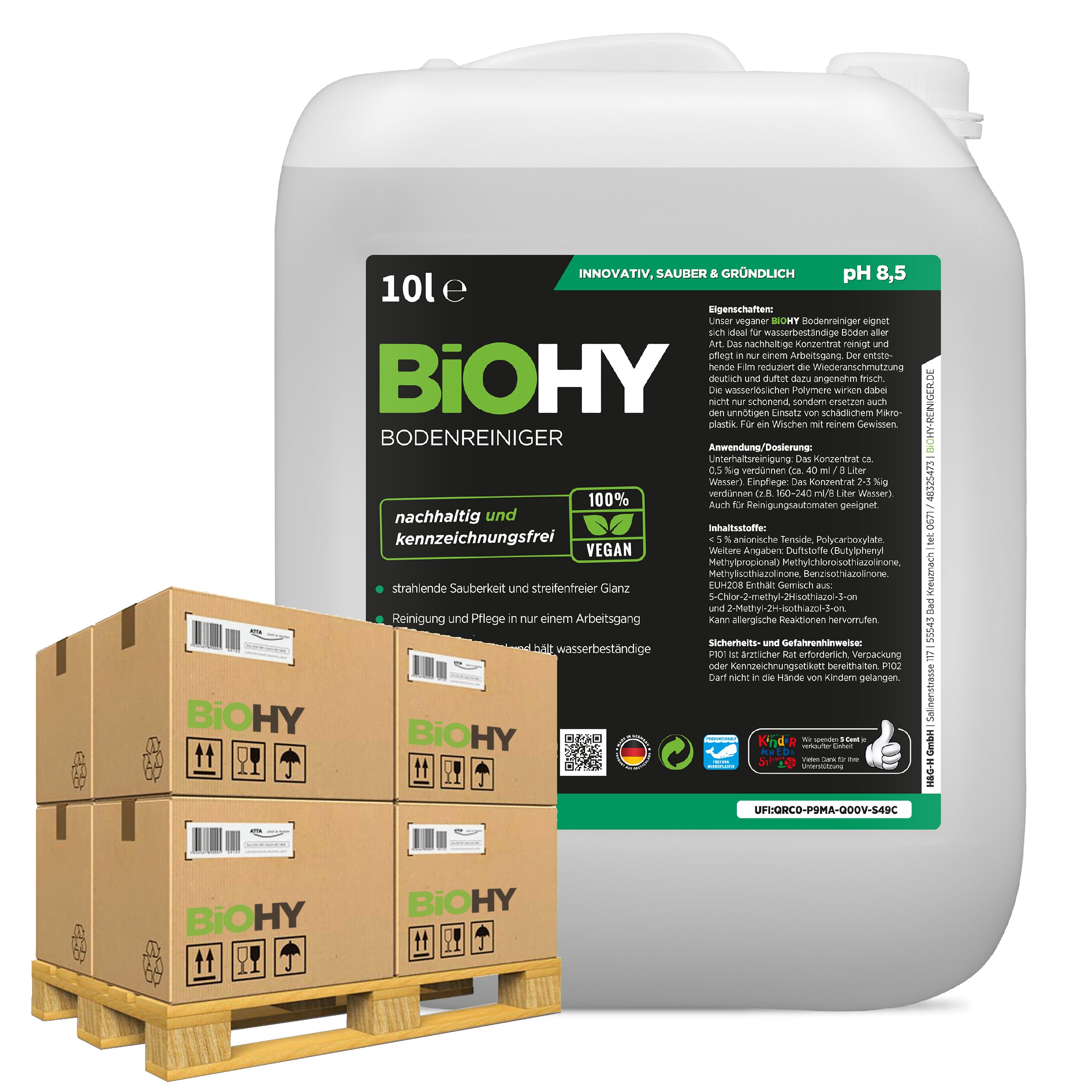BiOHY floor cleaner, shine cleaner, floor care, organic concentrate, b2b