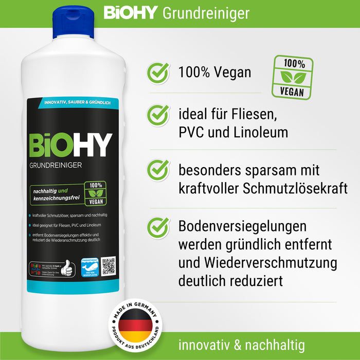 BiOHY basic cleaner, basic cleaning agent, universal cleaner, organic concentrate