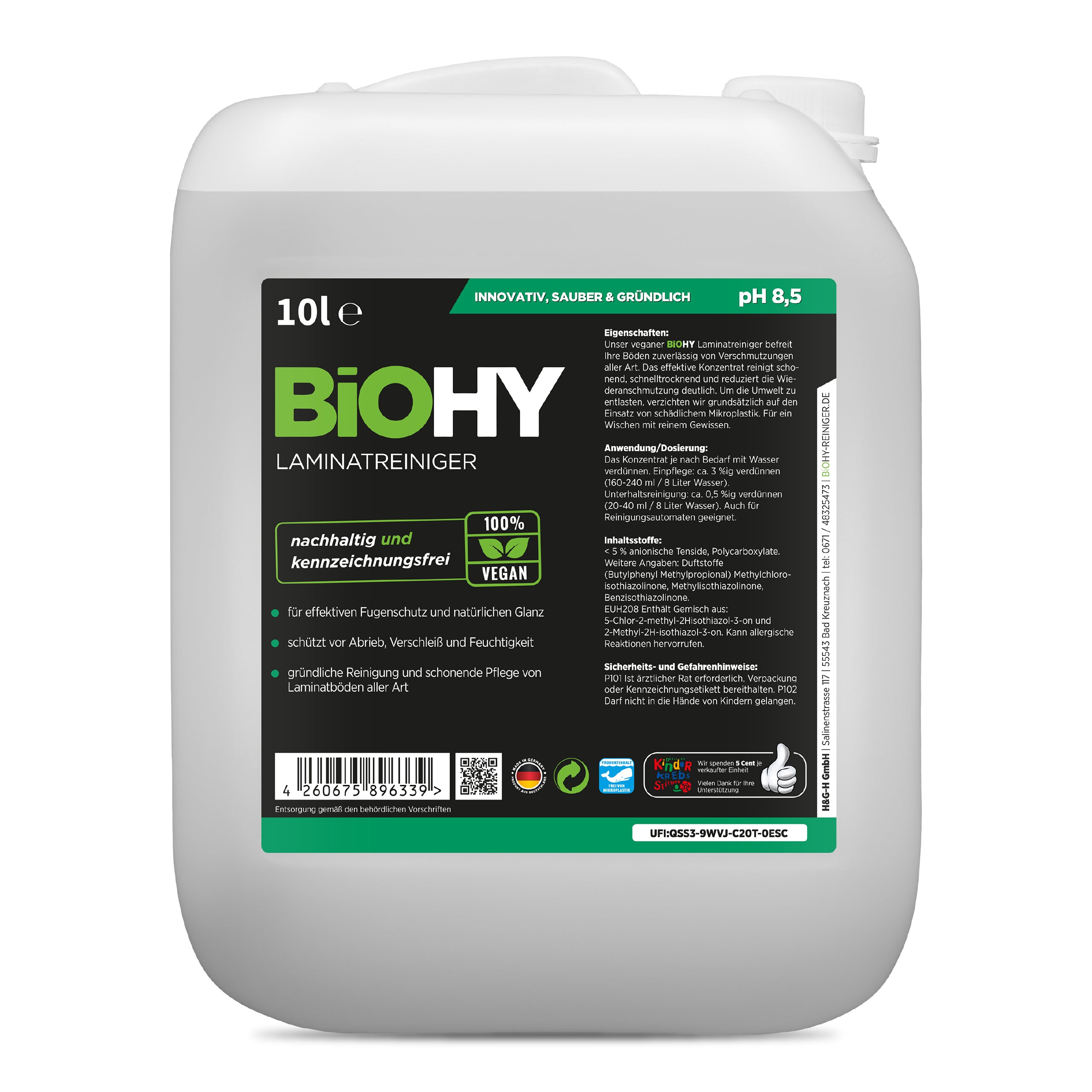 BiOHY laminate cleaner, laminate care, vinyl cleaner, laminate care products