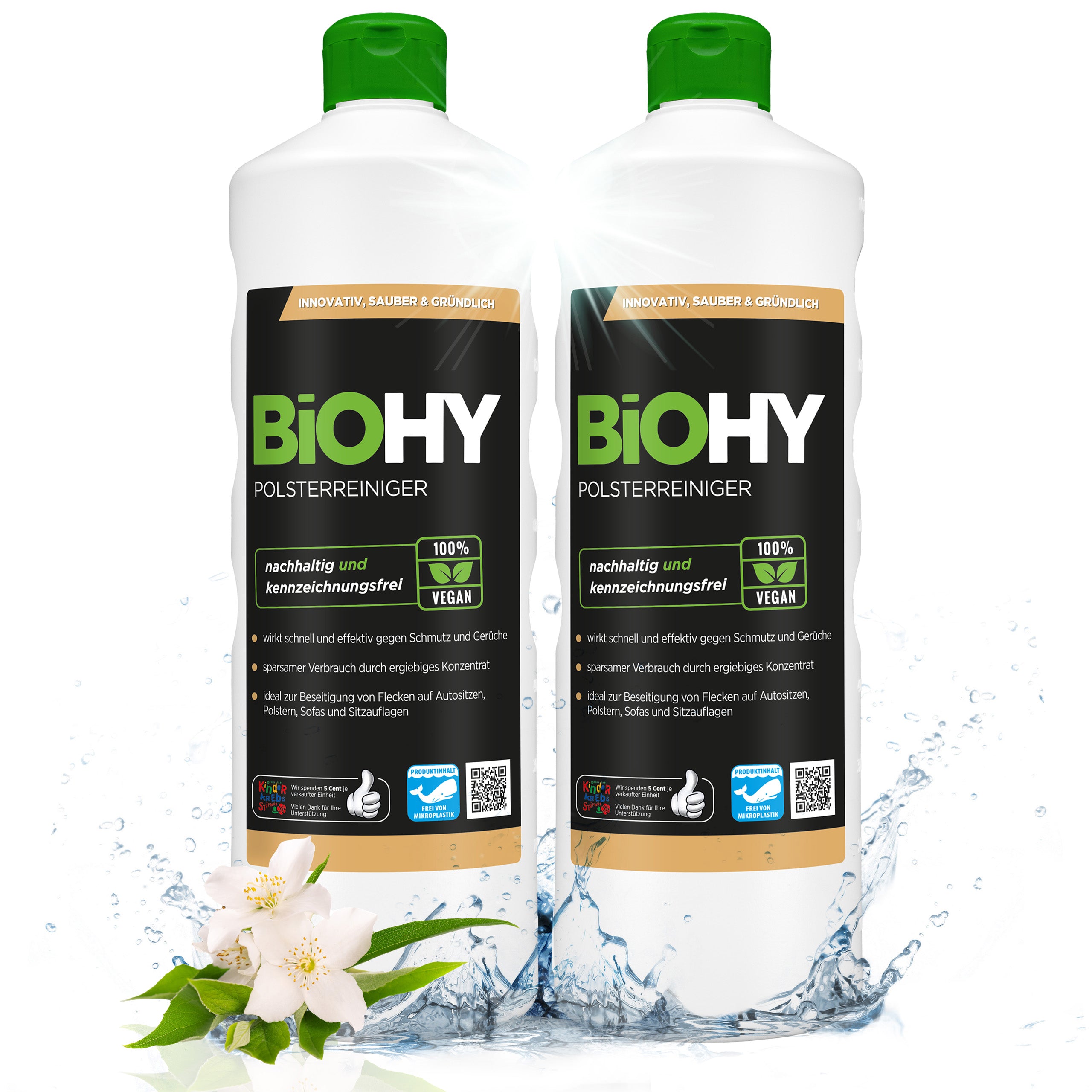 BiOHY upholstery cleaner, textile cleaner, upholstery cleaning agent, sofa cleaner