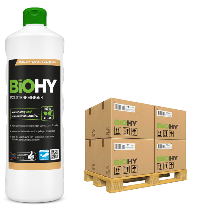 BiOHY upholstery cleaner, textile cleaner, upholstery cleaning agent, sofa cleaner, B2B