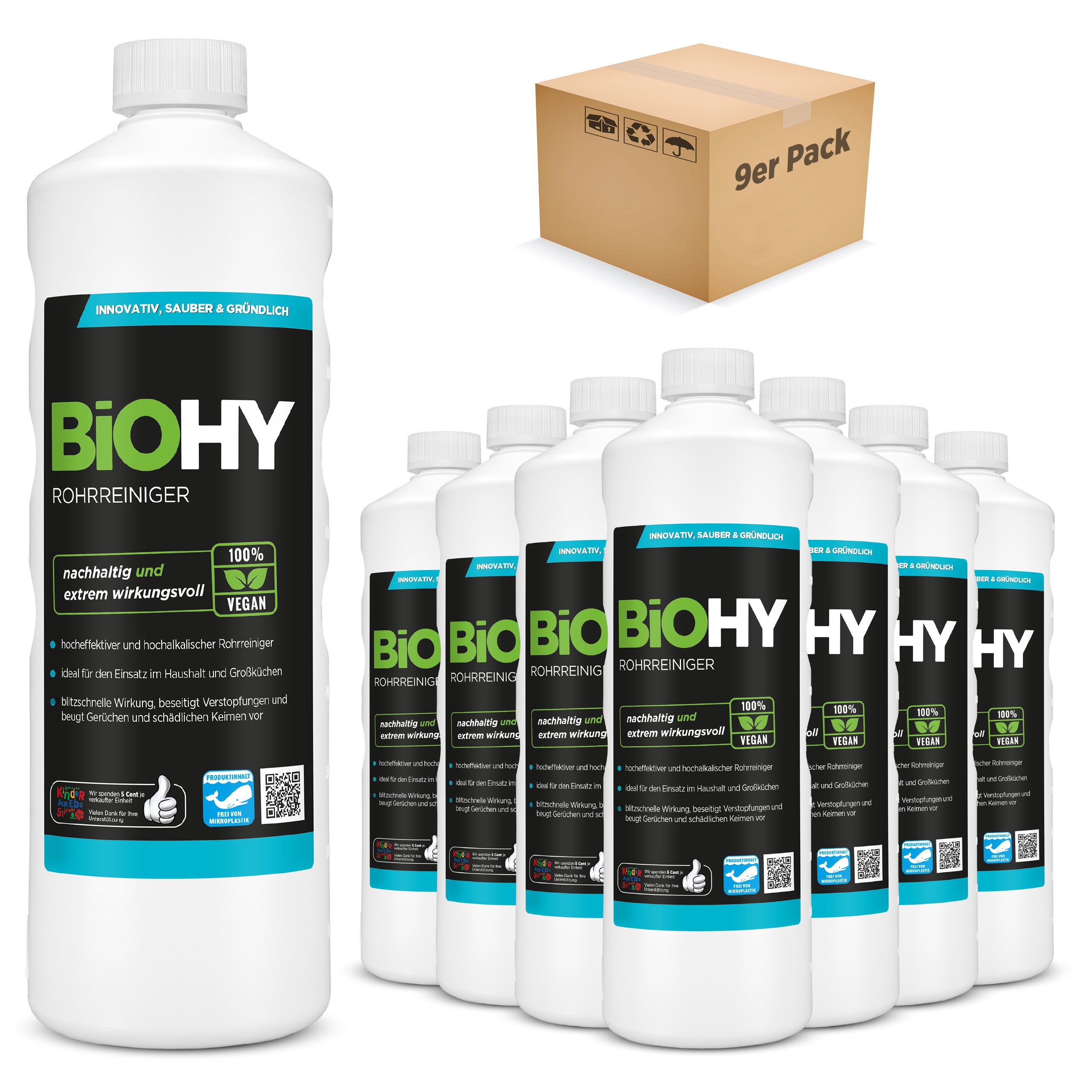 BiOHY pipe cleaner, drain cleaner, raw-free agent, professional concentrate