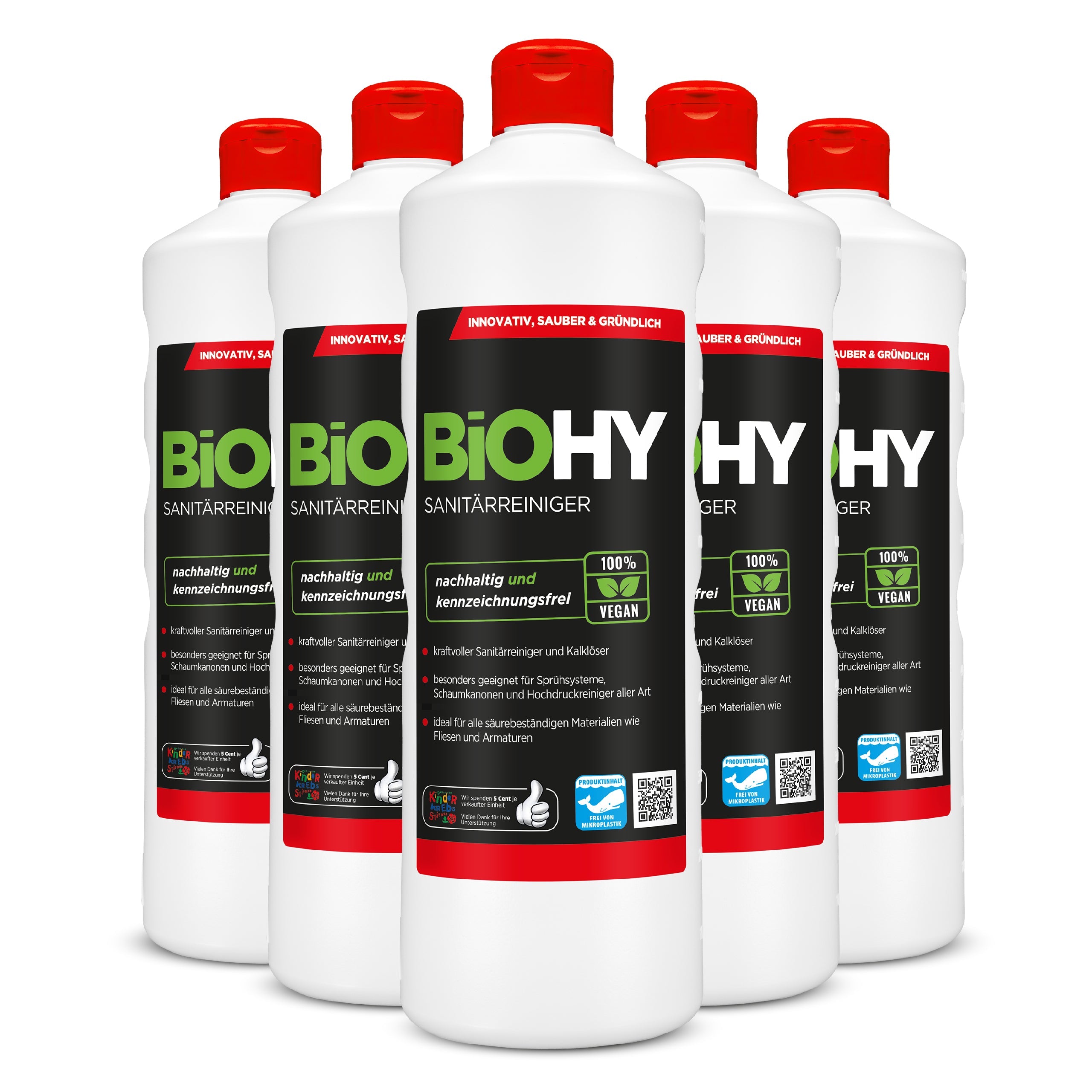 BiOHY sanitary cleaner, bathroom cleaner, limescale remover, bathroom cleaner