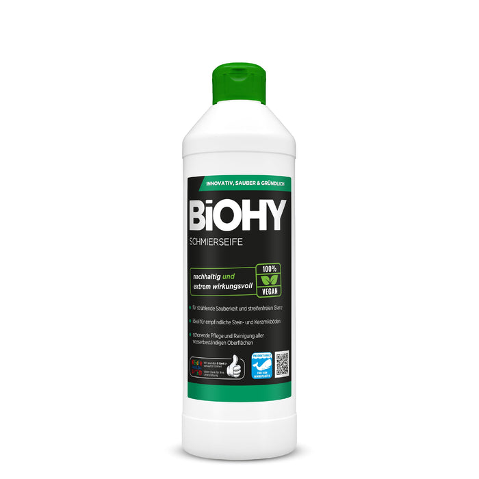 BiOHY soft soap, soft soap solution, floor cleaner, organic concentrate